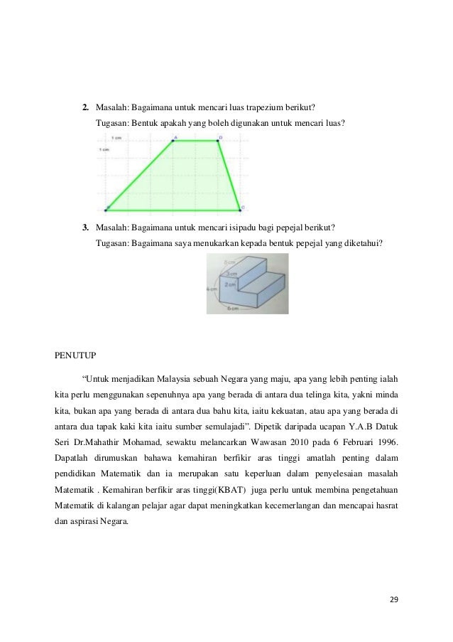 Kemahiran berfikir aras tinggi dalam pentaksiran matematik