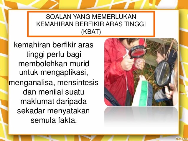 Kemahiran berfikir aras tinggi dalam pentaksiran matematik