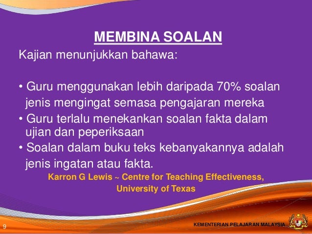 Kemahiran Berfikir Aras Tinggi (HOTS)