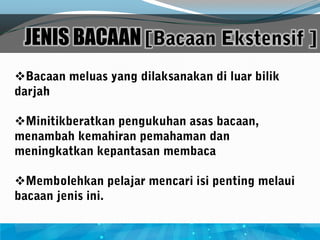 JENIS BACAAN








 