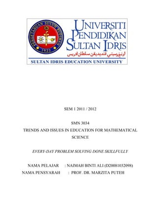 Kemahiran penyelesaian masalah
