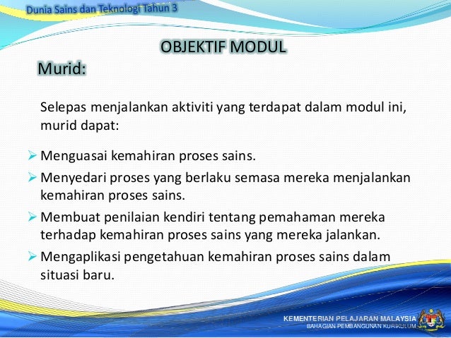 Kemahiran proses sains