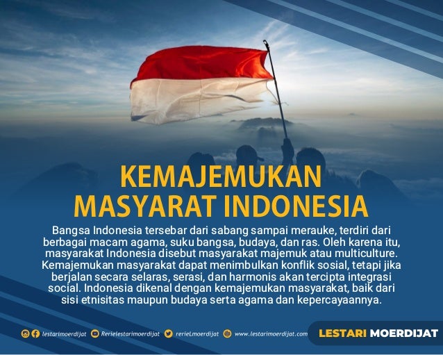 Kemajemukan Masyarakat Indonesia