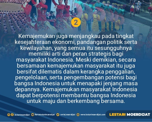 Kemajemukan Masyarakat Indonesia
