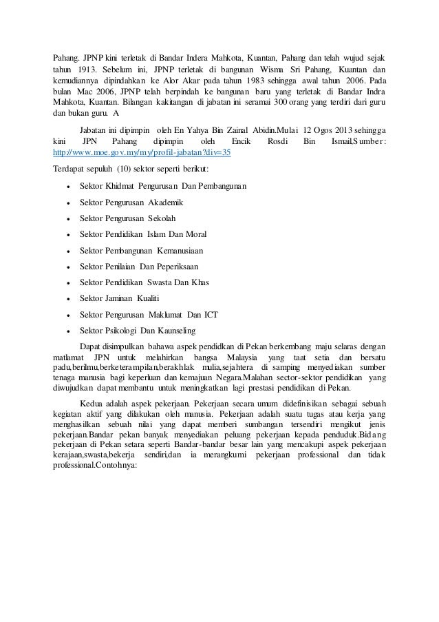 Kemampanan bandar tempat tinggal saya