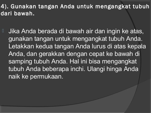 PELATIHAN BA SAR PERAIRAN;Kemampuan berenang dilaut;AKBP 