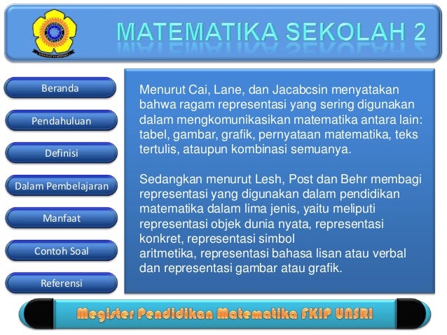Kemampuan representasi matematis