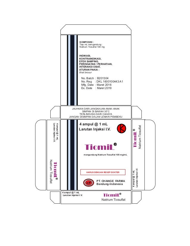 Kemasan natrium tiosulfat Kemasan natrium tiosulfat