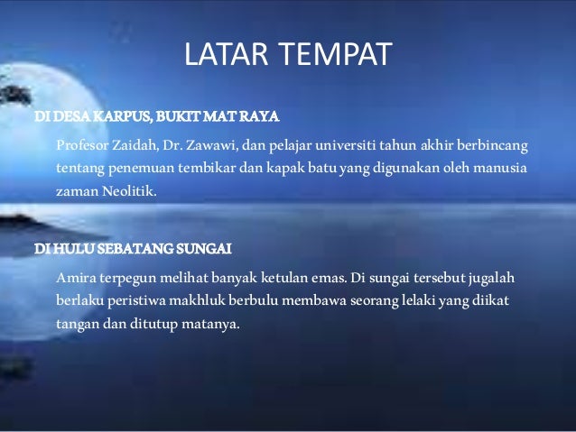 Latar novel kembara amira tingkatan 5