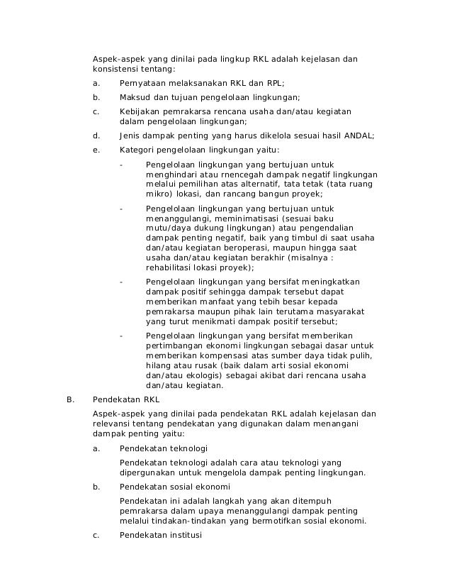 Kepmeneg Lingkungan Hidup No. 2 Tahun 2000 tentang Panduan 