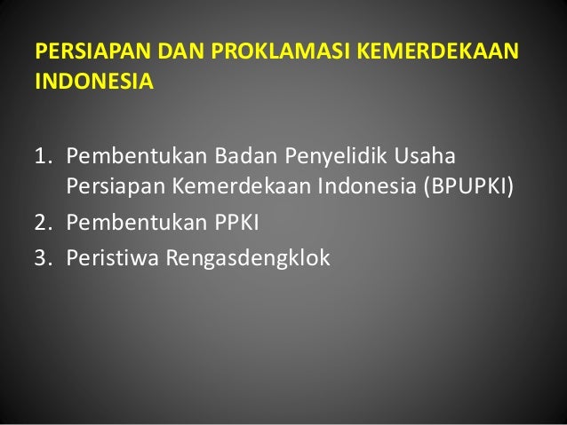Kemerdekaan sebagai modal pembangunan