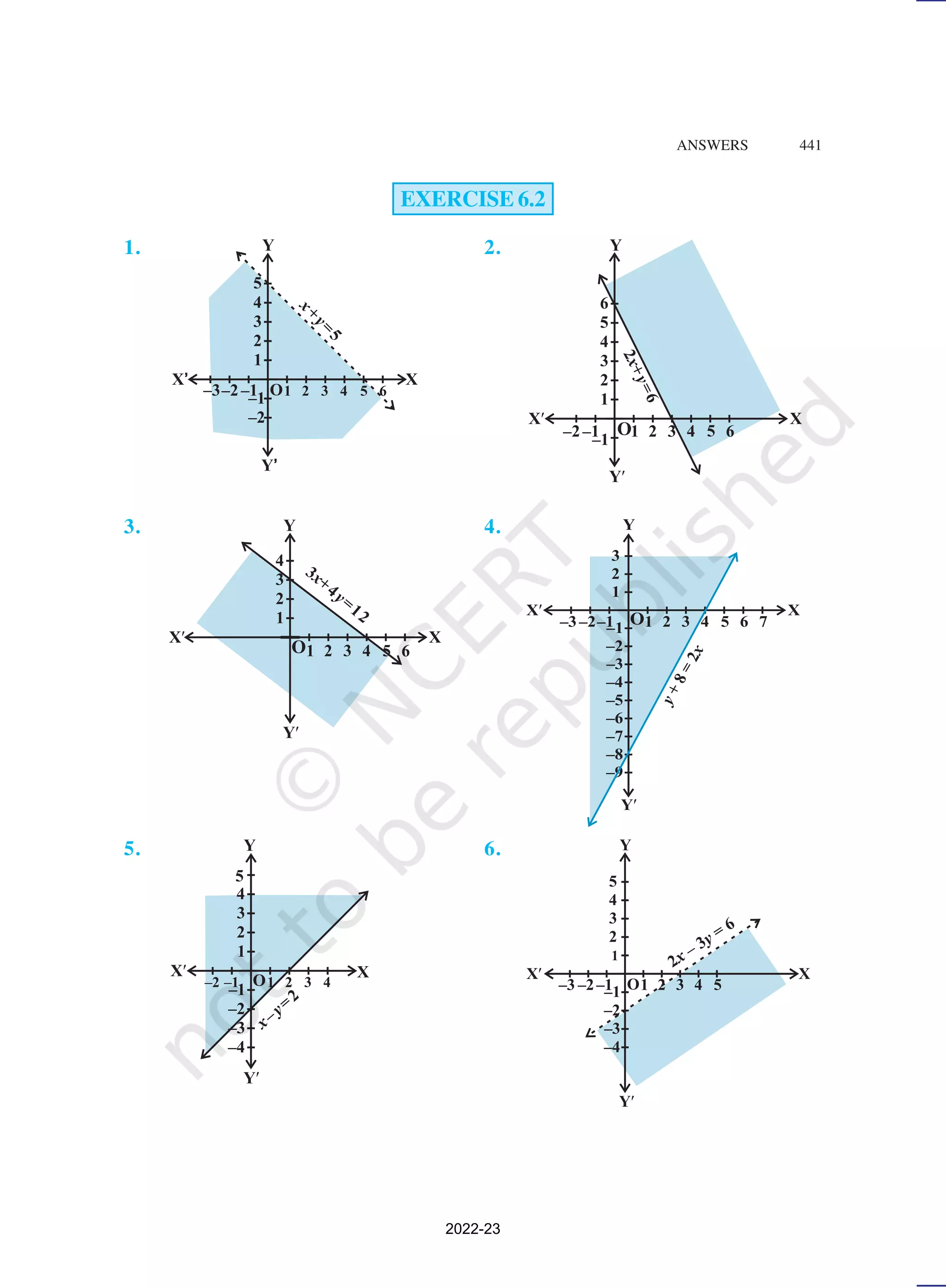 ANSWERS 441
EXERCISE 6.2
1. 2.
3. 4.
5. 6.
2022-23
 