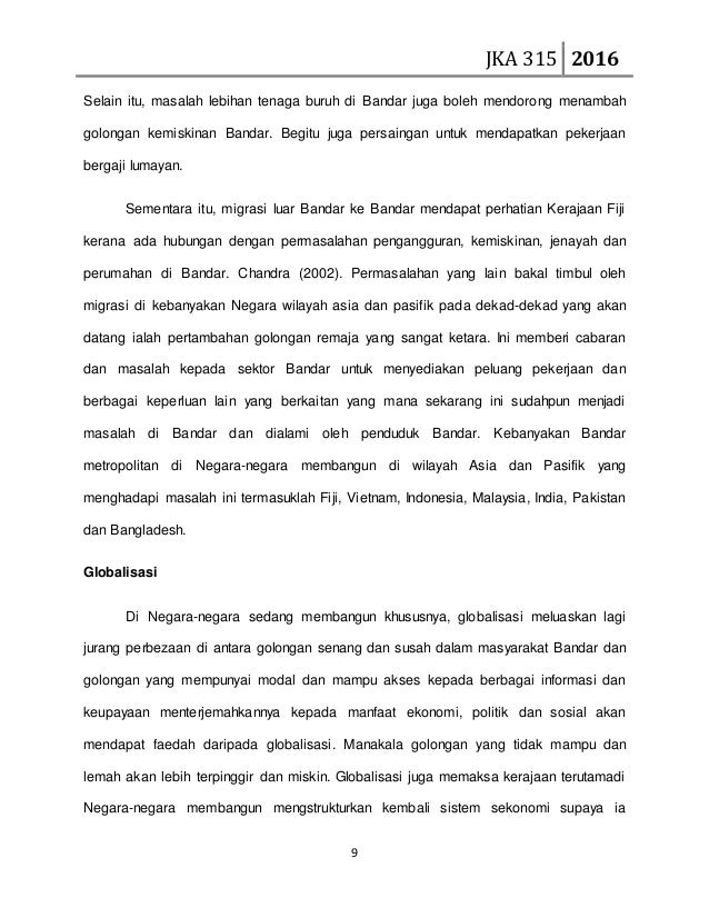 Kemiskinan Bandar