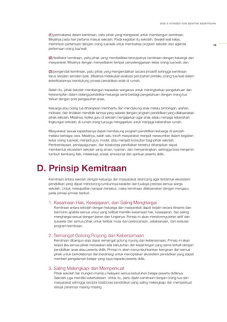 Kemitraan sekolah dengan keluarga dan masyarakat | PDF