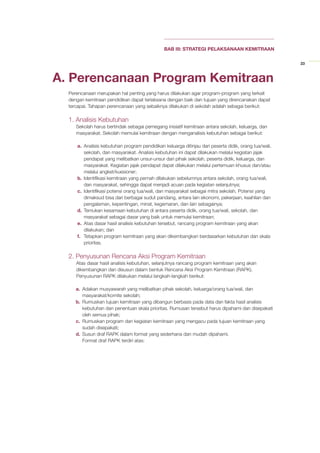 Kemitraan sekolah dengan keluarga dan masyarakat | PDF