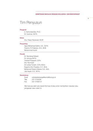 Kemitraan sekolah dengan keluarga dan masyarakat | PDF