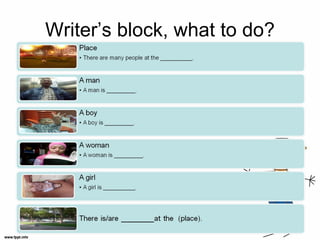 Writer’s block, what to do? 
