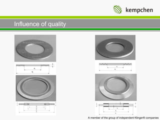 Influence of quality




                       A member of the group of independent Klinger® companies
 