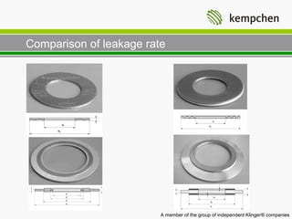 Comparison of leakage rate




                         A member of the group of independent Klinger® companies
 
