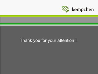 Thank you for your attention !
 