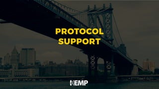 PROTOCOL  
SUPPORT
 