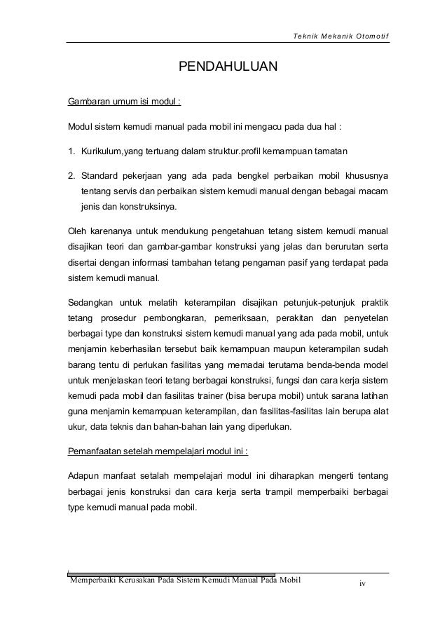 Sistem Kemudi Sistem Kemudi
