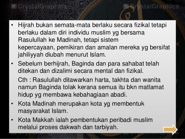 Kemunculan Tamadun Islam Zaman Rasulullah