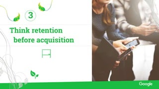 3
before acquisition
Think retention