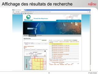 Affichage des résultats de recherche

INTERNAL USE ONLY

35

© Fujitsu Canada

 