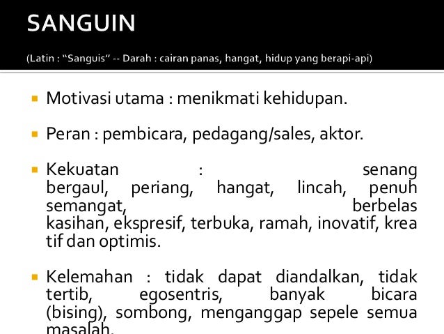 Materi pmk-Kenalilah temperamen anda