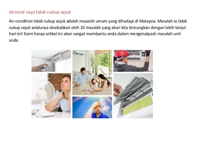Kenapa air cond rumah tak sejuk