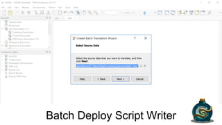 Batch Deploy Script Writer
 