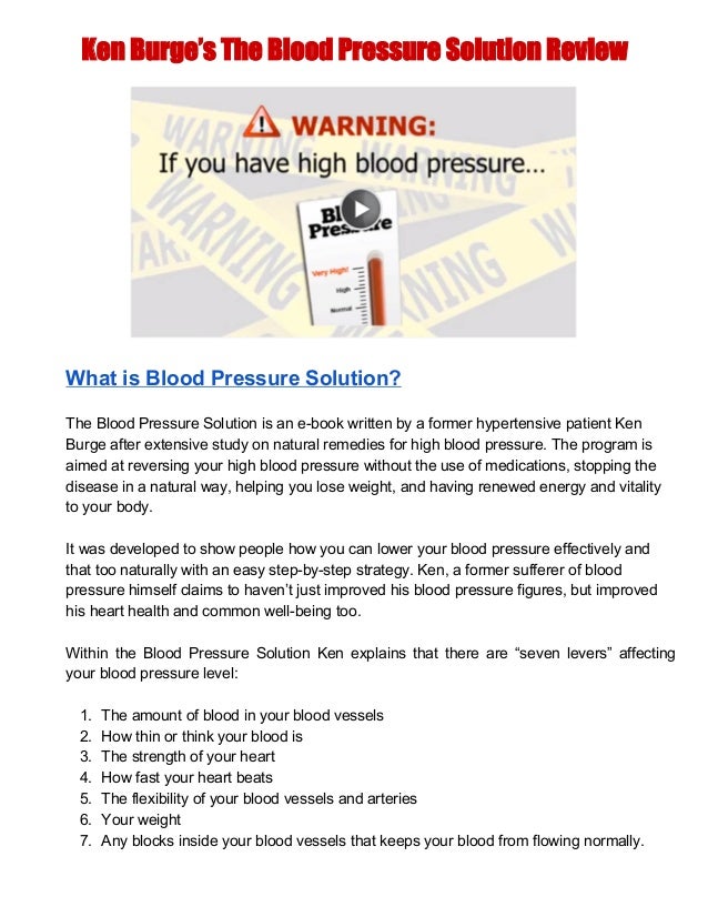 the blood pressure solution pdf download