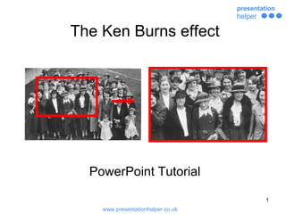 PowerPoint Tutorial The Ken Burns effect 