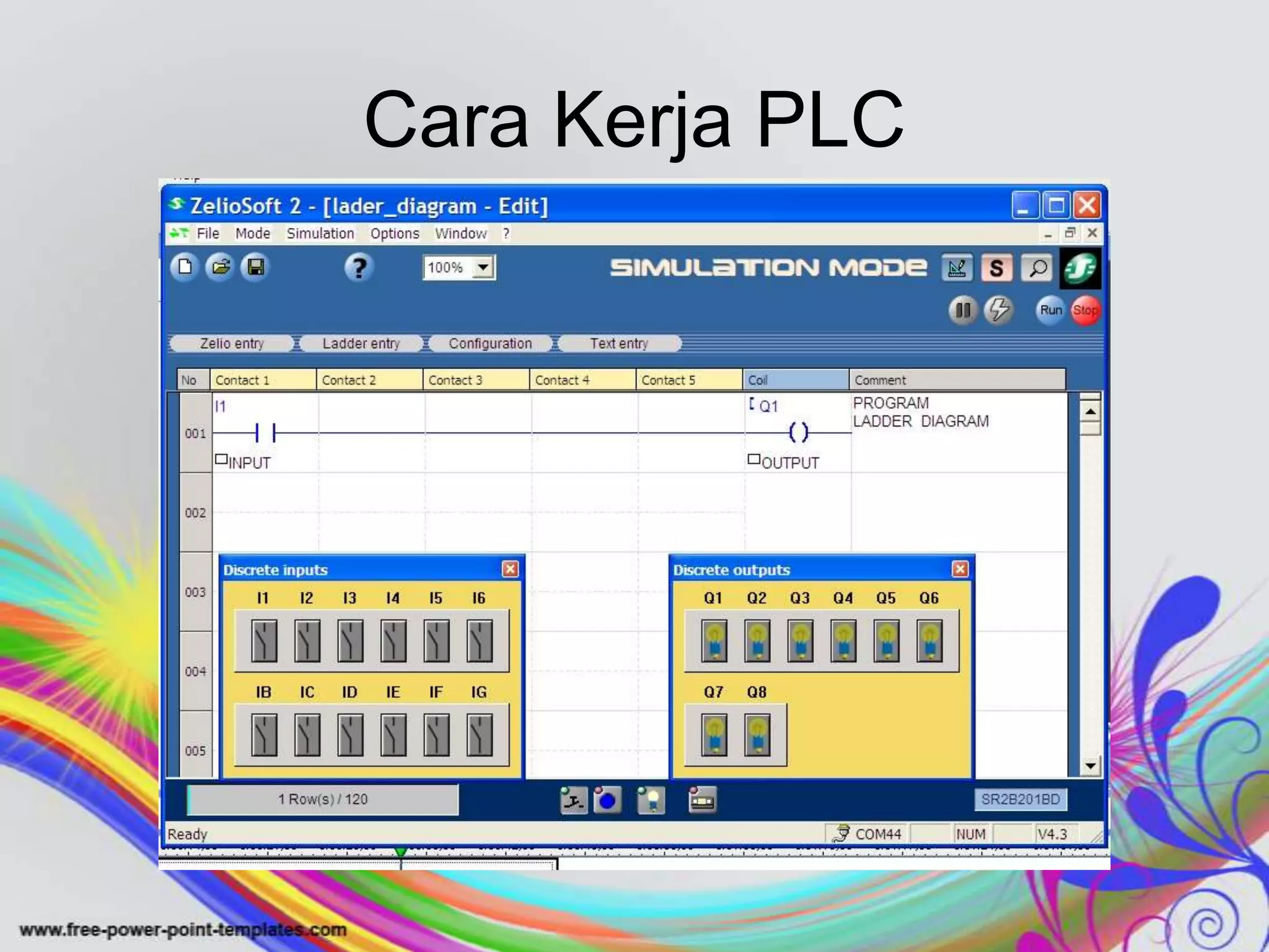 PeralatanPenunjangAlat-alatpemrogramSoftware:  Logic Pro, Zelio SoftMemory luarAlatpencetak