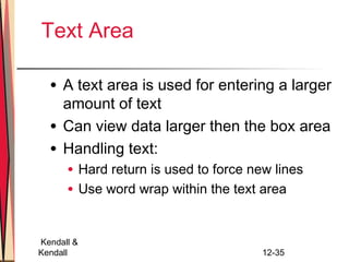 Design Effective Input Chapter 12 | PPT