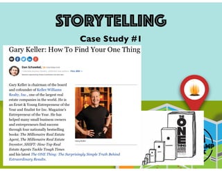 STORYTELLING
Case Study #1
 