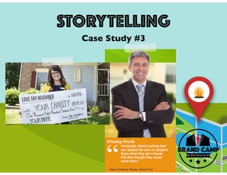 STORYTELLING
Case Study #3
 