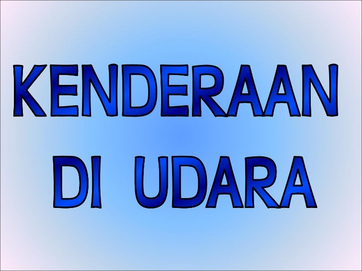 Kenderaan Di Udara