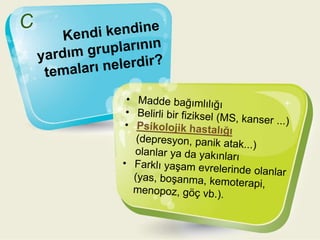 Kendi kendine yardim grupları