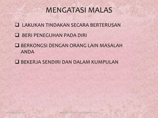 KENALPASTI FAKTOR PENGARUH			-	DALAMAN			-	LUARANJAGA HATI DAN FIKIRAN