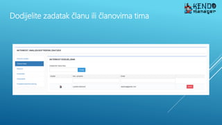 Dodijelite zadatak članu ili članovima tima
 