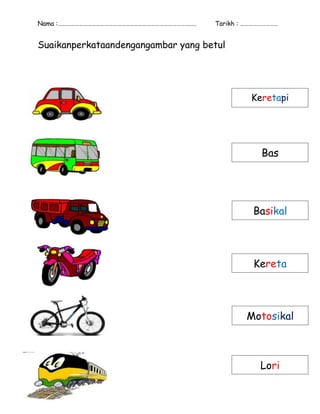 bahasa melayu-kenderaan darat | DOCX