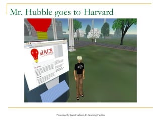 Mr. Hubble goes to Harvard 