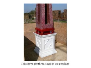 This shows the three stages of the porphyry
