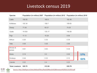 Role and contribution of working equines in India