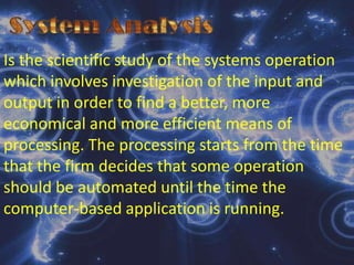 Advance Software ToolsAre programs which are necessary in some occupations like publications. These include desktop publishing, project design/manufacturing (CAD/CAM).