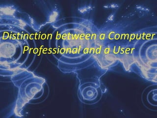 Electronic Data Processing (EDP) and its Role in the OrganizationThe flow and availability of data has become necessary and an essential element of almost every organization. Transforming this data into complete and usable form needs people, planning, equipment and money. EDP plays a vital role in any firm because it serves as the service department. EDP department can be divided into 2 areas:SOFTWARE AREA which consists of the following: system analysis, programming, and computer operations.