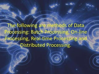 RecordingIs the process of transferring data into some forms or document. We can make use of the manual way of recording data or the computerized method of recording data. In manual operation the use of pencil/pen and log book or other legal form is being used in order to record this data, otherwise, the use of computer keyboard or other electronic/electromechanical devices is being used in the data recording process.
