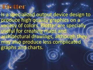 CD-ROM DiskCompact Disk-Read Only Memory is an optical technology capable of storing huge amounts of data on disk. The data is prerecorded on the disk by the manufacturer, so the user can only read it.CD-R DiskThis stands for Compact Disk Recordable, is a CD format that allows you to write data into a specially manufactured disk that can then be used by standard CD-ROM drive.